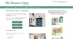 Desktop Screenshot of dentureclinicincanterbury.co.uk