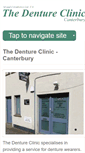 Mobile Screenshot of dentureclinicincanterbury.co.uk